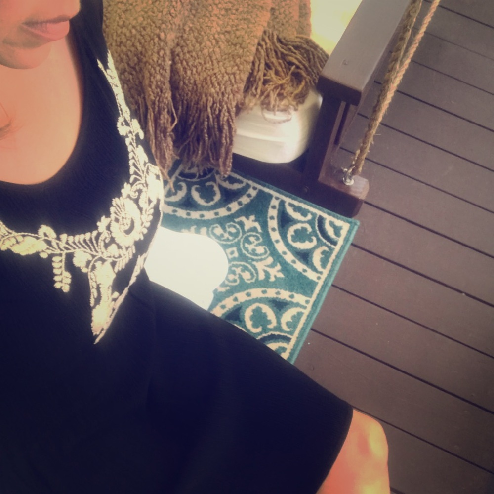 Boho high-low dress